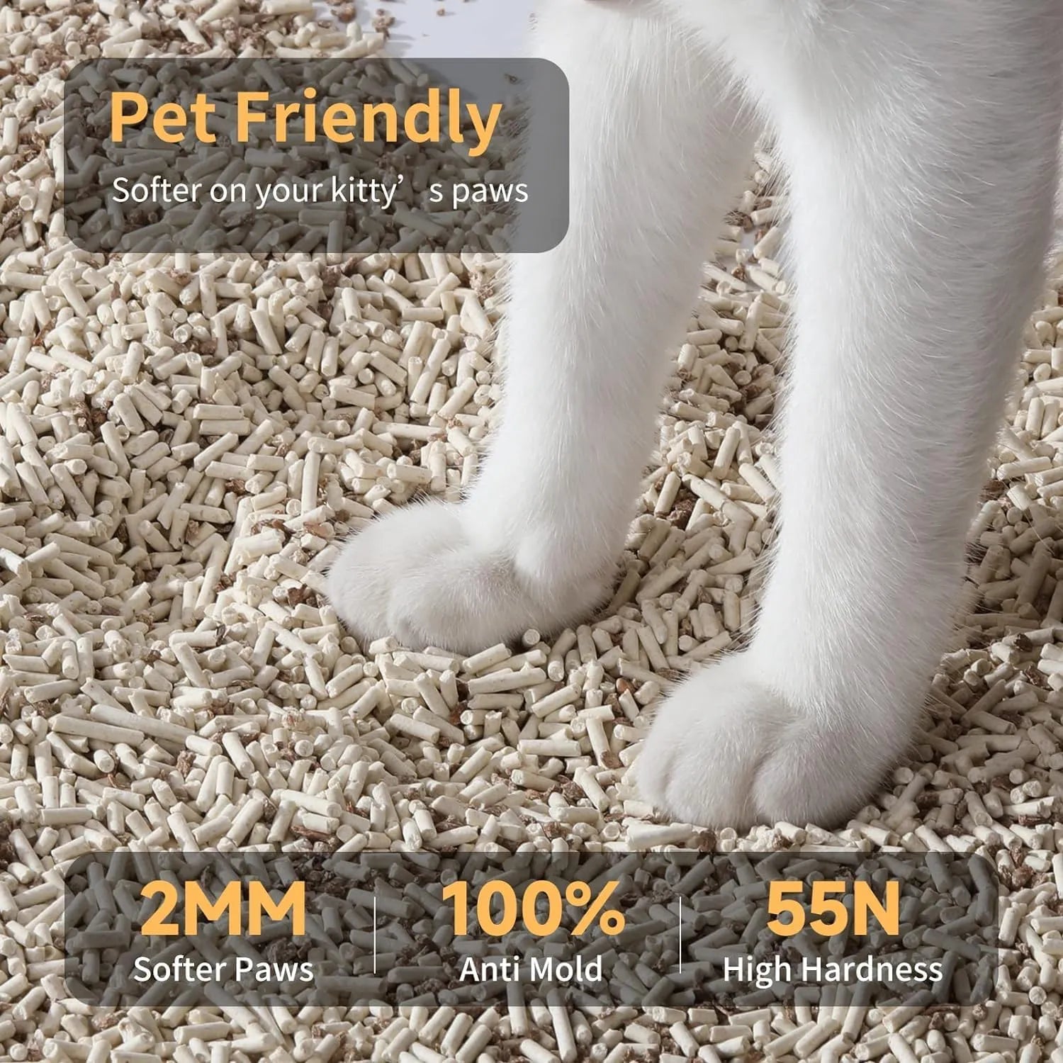 FUKUMARU Apple Wood Mixed Tofu Cat Litter-Fussy Cat