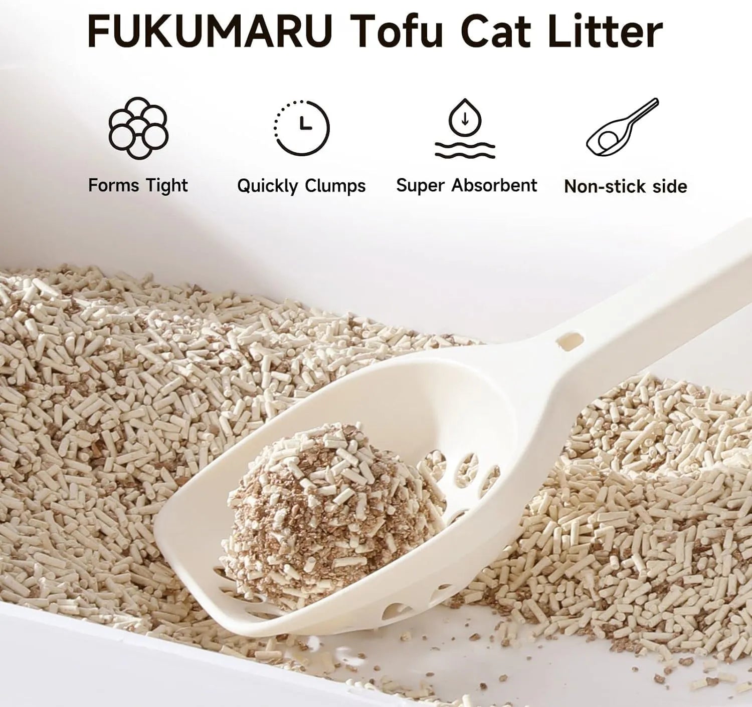 FUKUMARU Apple Wood Mixed Tofu Cat Litter-Fussy Cat