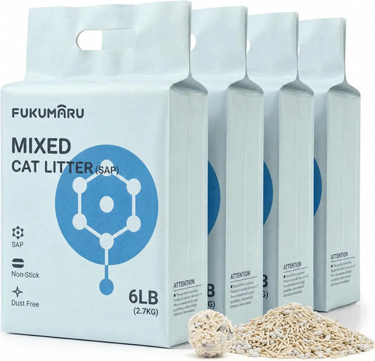 FUKUMARU SAP Tofu Cat Litter, White Tea-Fussy Cat