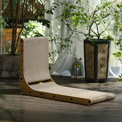 Fukumaru L-Shaped Cat Scratcher, Large-Fussy Cat