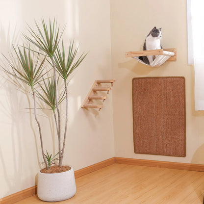 Fukumaru Natural Sisal Cat Scratching Mat, Large 60 x 80 cm-Fussy Cat