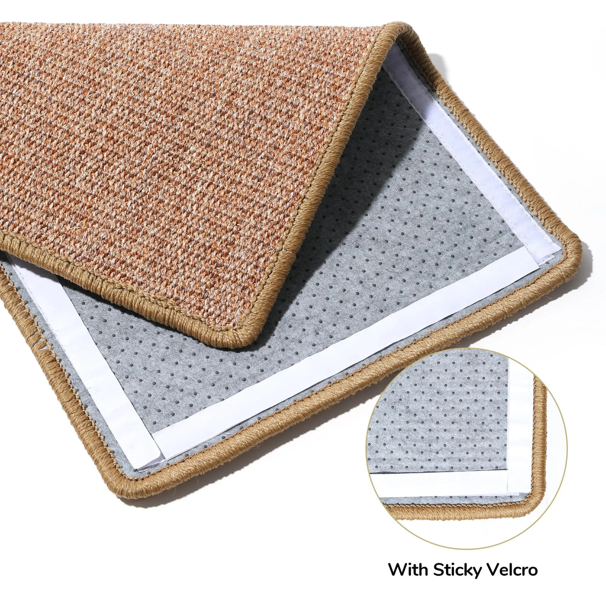 Fukumaru Natural Sisal Cat Scratching Mat, Large 60 x 80 cm-Fussy Cat