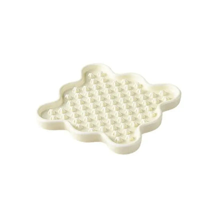 Fussy Cat Ceramic Slow Puzzle Feeder Bowl for Dry or Wet Cat Food