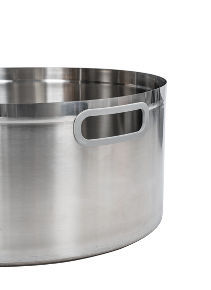 Maine Coon Stainless Steel Round Cat Litter Box 