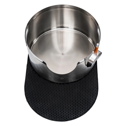 Maine Coon Stainless Steel Round Cat Litter Box 