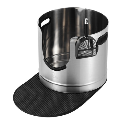 Fussy Cat - The Tall Litter Box, 64 Litres. With Litter Mat & Scoop.