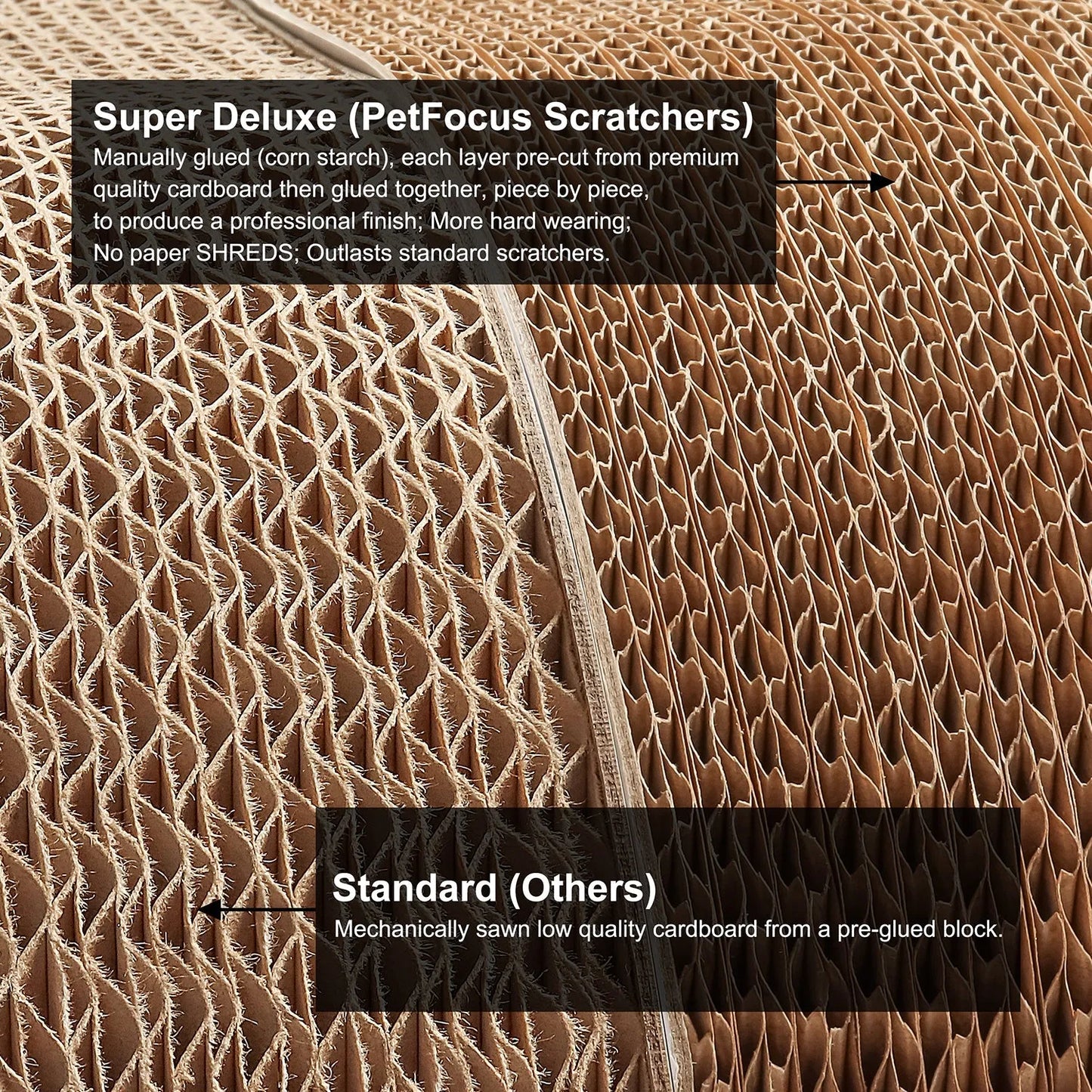 The Ultimate Cat Scratcher Lounge - Extra Large, 87cm long