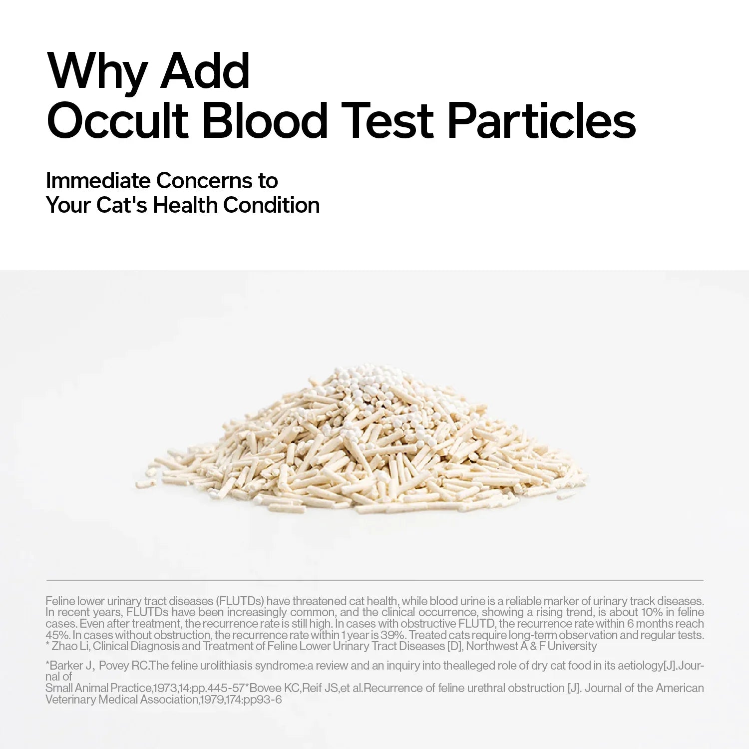 Tofu Health Cat Litter with Occult Blood (FOBT) Test Particles-Fussy Cat
