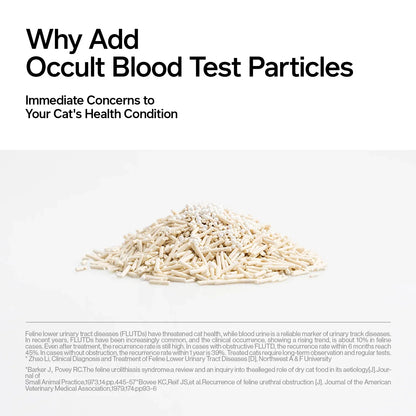 Tofu Health Cat Litter with Occult Blood (FOBT) Test Particles-Fussy Cat