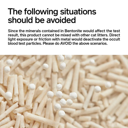 Tofu Health Cat Litter with Occult Blood (FOBT) Test Particles-Fussy Cat