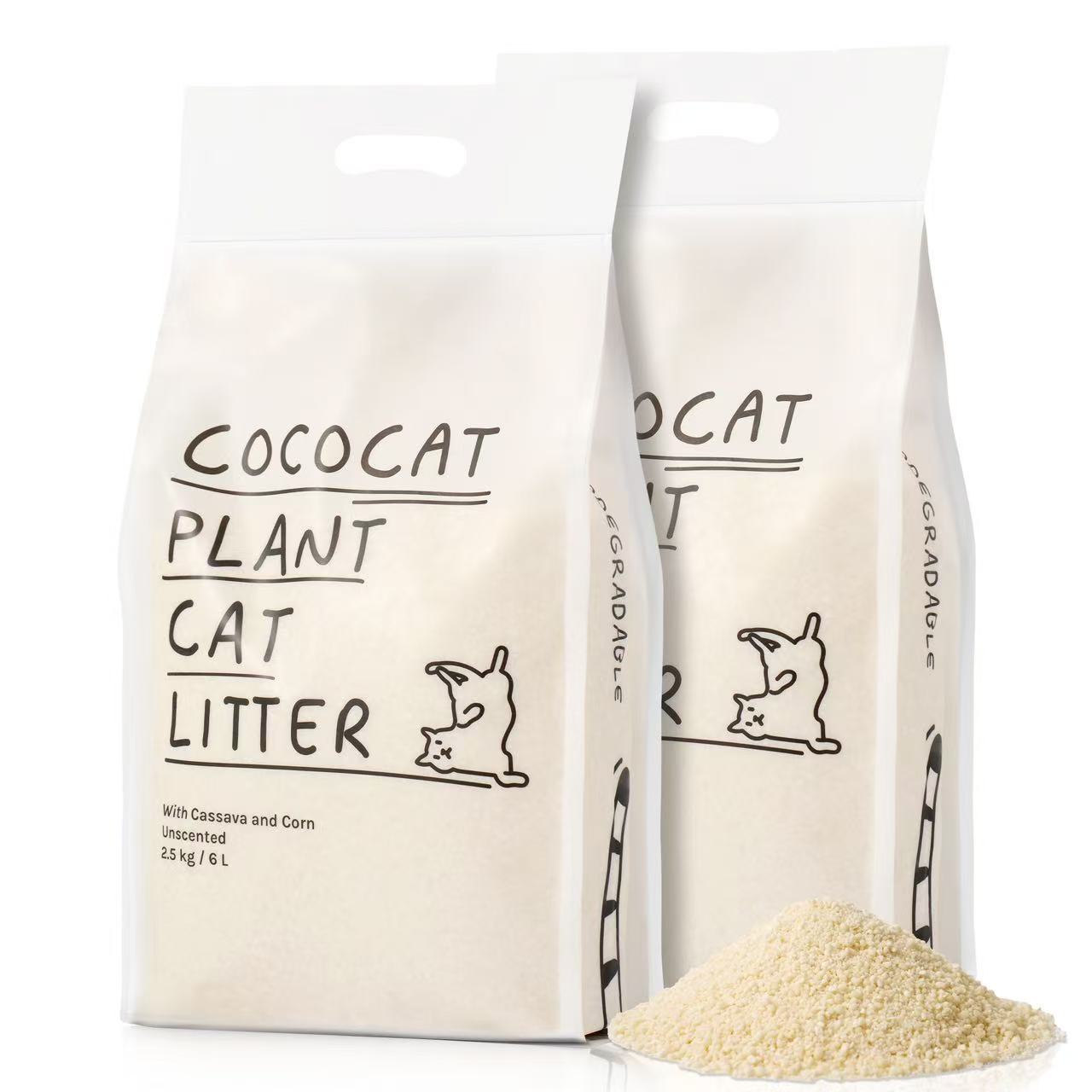 Cococat Cassava Plant Cat Litter-Fussy Cat