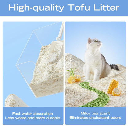 Xu Cuihua Cassava & Tofu Cat Litter (Unscented)-Fussy Cat