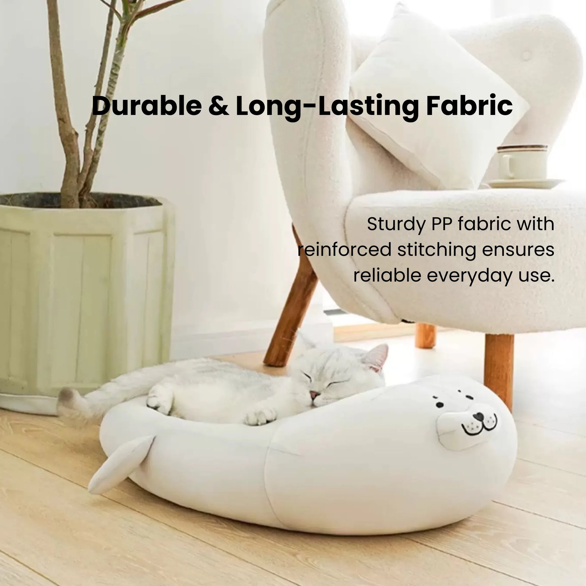 ZEZE cat bed (seal shape)-Fussy Cat