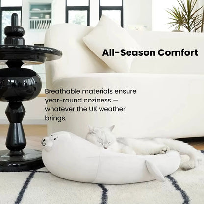 ZEZE cat bed (seal shape)-Fussy Cat