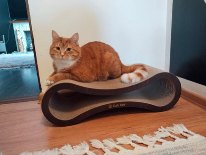 Pavilion – Cardboard Cat Scratcher Tunnel, Handmade in Britain