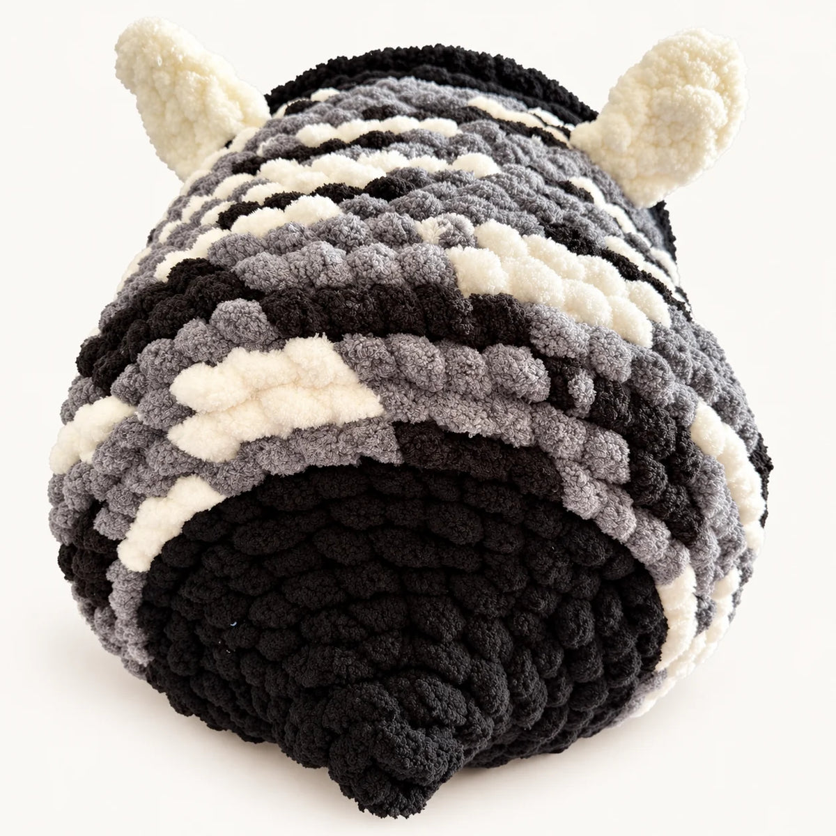 Luxury Chunky Knit Cat Cave Bed with Pom-Pom Toy - Handmade to Order