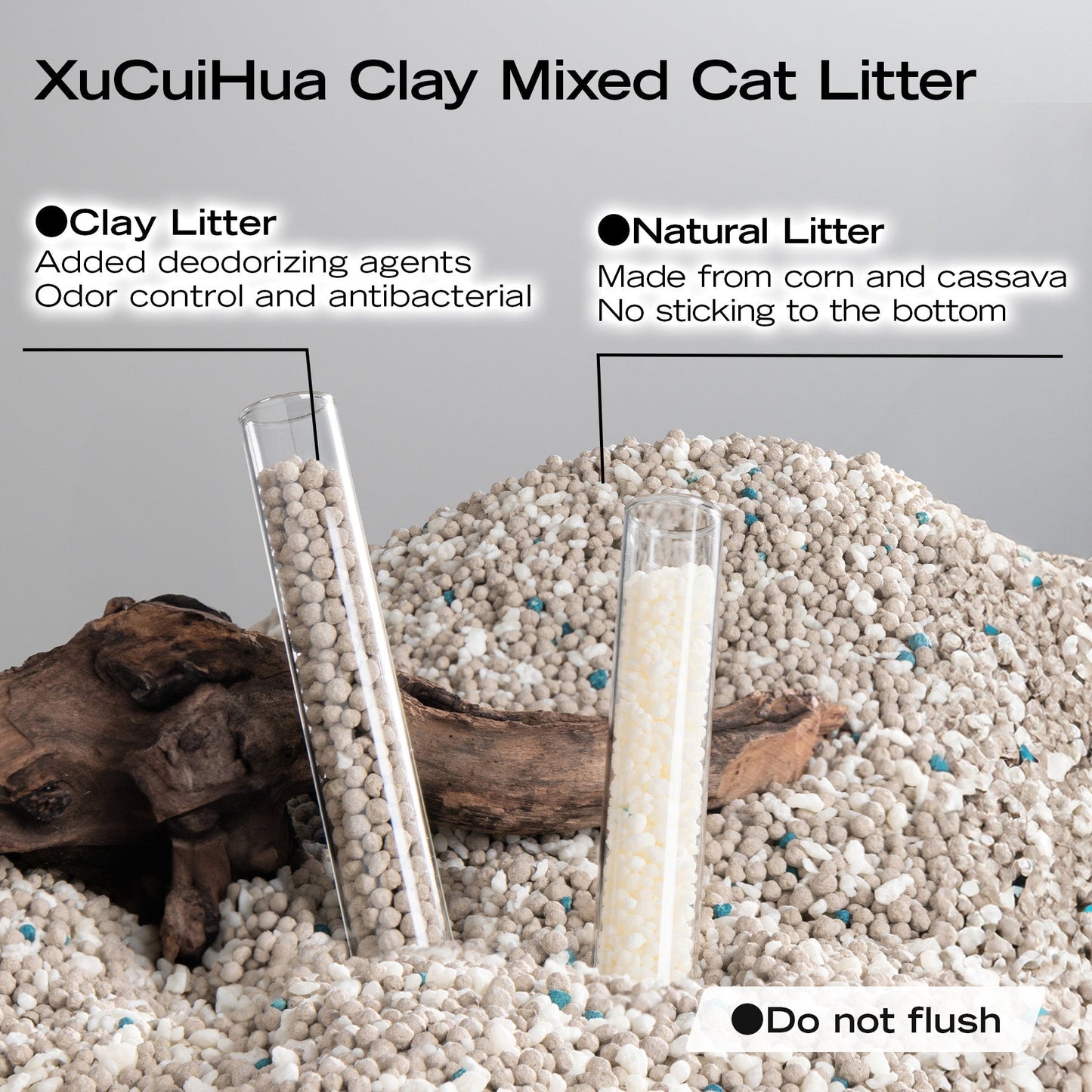 Xu Cuihua Cassava & Bentonite Cat Litter (Unscented)-Fussy Cat