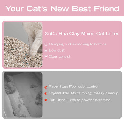 Xu Cuihua Cassava & Bentonite Cat Litter (Unscented)-Fussy Cat