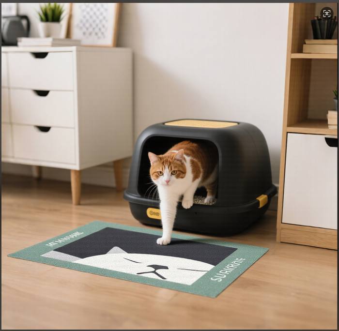 Cococat Coil Cat Litter Mat – Minimize Litter Tracking & Keep Floors Clean-Fussy Cat