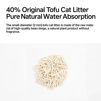 3-in-1 Blend Cat Litter (Tofu, Spherical Bentonite Clay, Activated Carbon Infused Tofu)-Fussy Cat