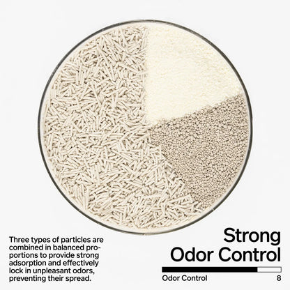 pidan Cassava & Tofu Cat Litter with Bentonite-Fussy Cat