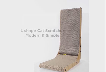 Fukumaru L-Shaped Cat Scratcher, Large