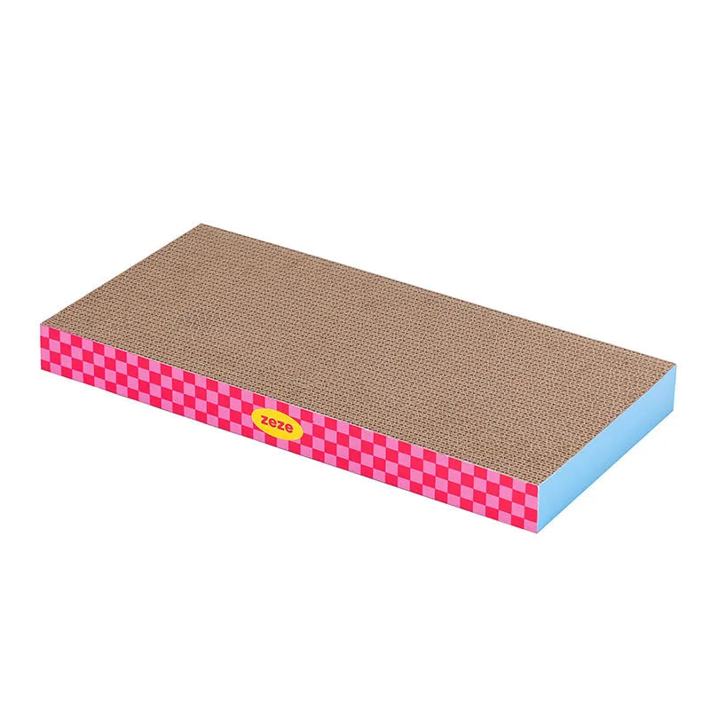 zeze Neon Sweetheart Corrugated Cardboard Cat Scratcher Pad (44 cm)-Fussy Cat