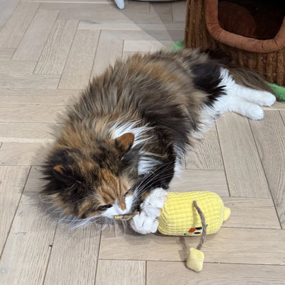 zeze Silvervine Matatabi Wood Pet Toy With Catnip-Fussy Cat